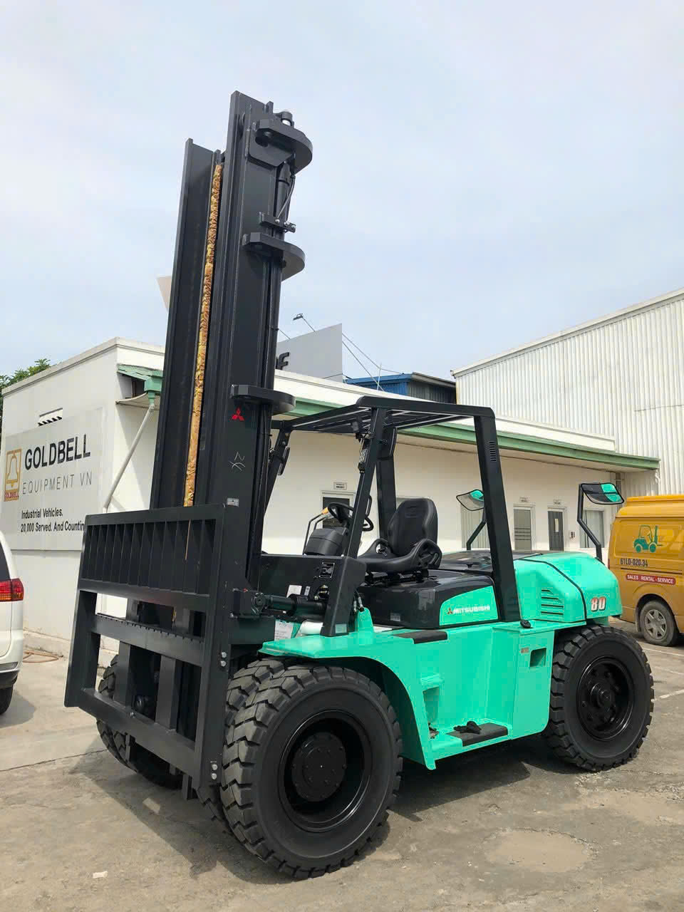 Xe nâng dầu Mitsubishi FD80NH